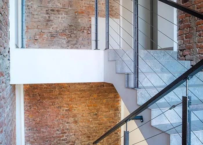 Dwupietrowy Loft Fabryka Wlokna 3a #nestapartamenty شقة